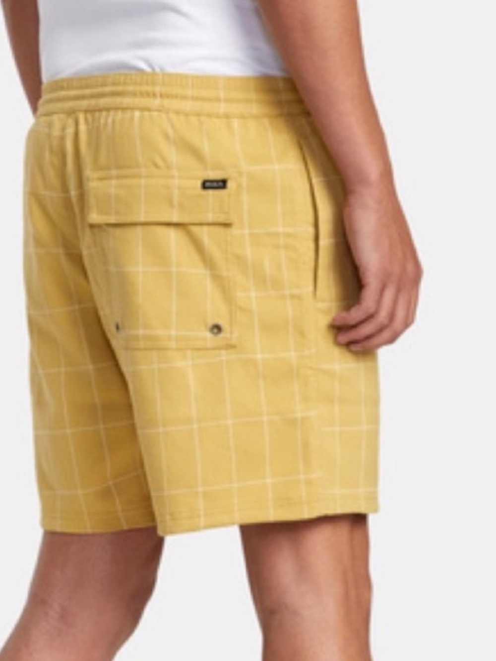 RVCA XL Shorts Escape Suiting Elastic Stretch Walkshorts 17” Banana yellow NWT
